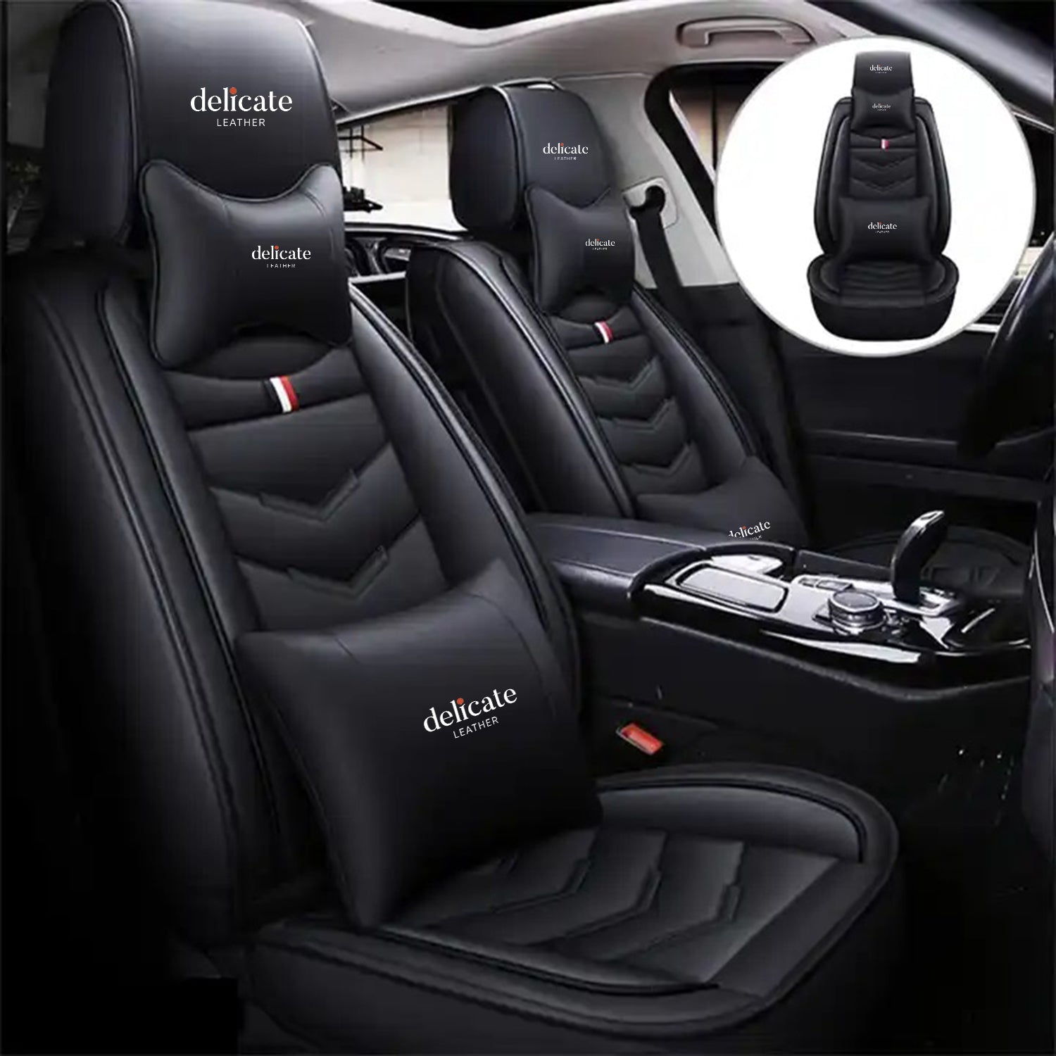 An application scenario or product detail of best leather for car seats - Image 19