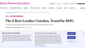 BHG - Best Overall: Pottery Barn Turner Sofa