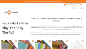 Big Z Fabric - Faux Leather Vinyl