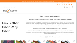 Big Z Fabric - Faux Leather Vinyl