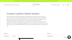 Bison - Custom Leather Street Jackets