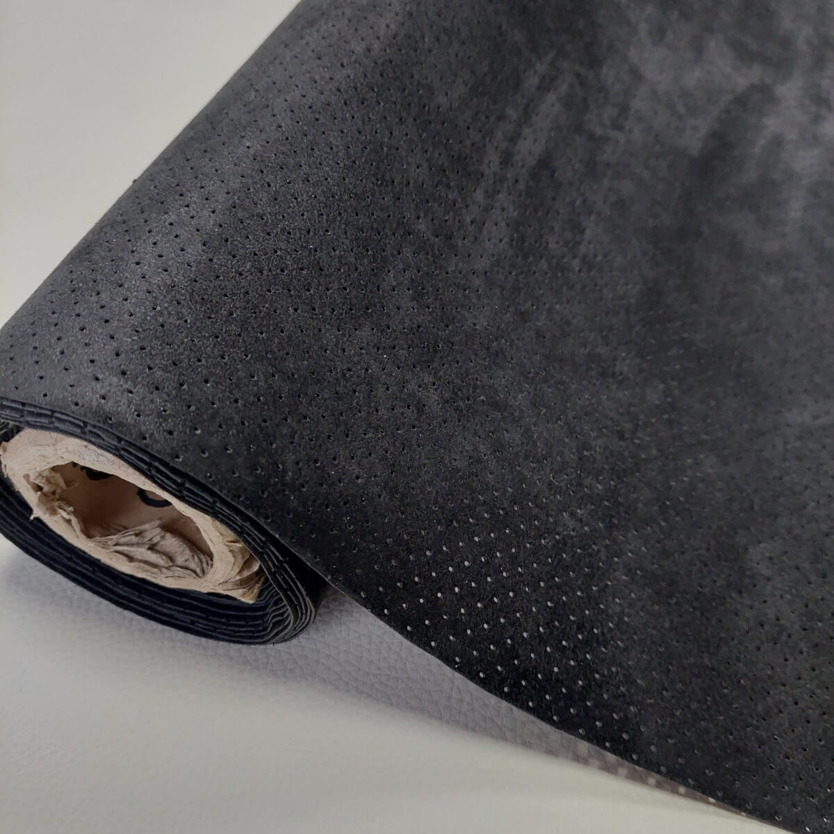 An application scenario or product detail of black alcantara material - Image 17