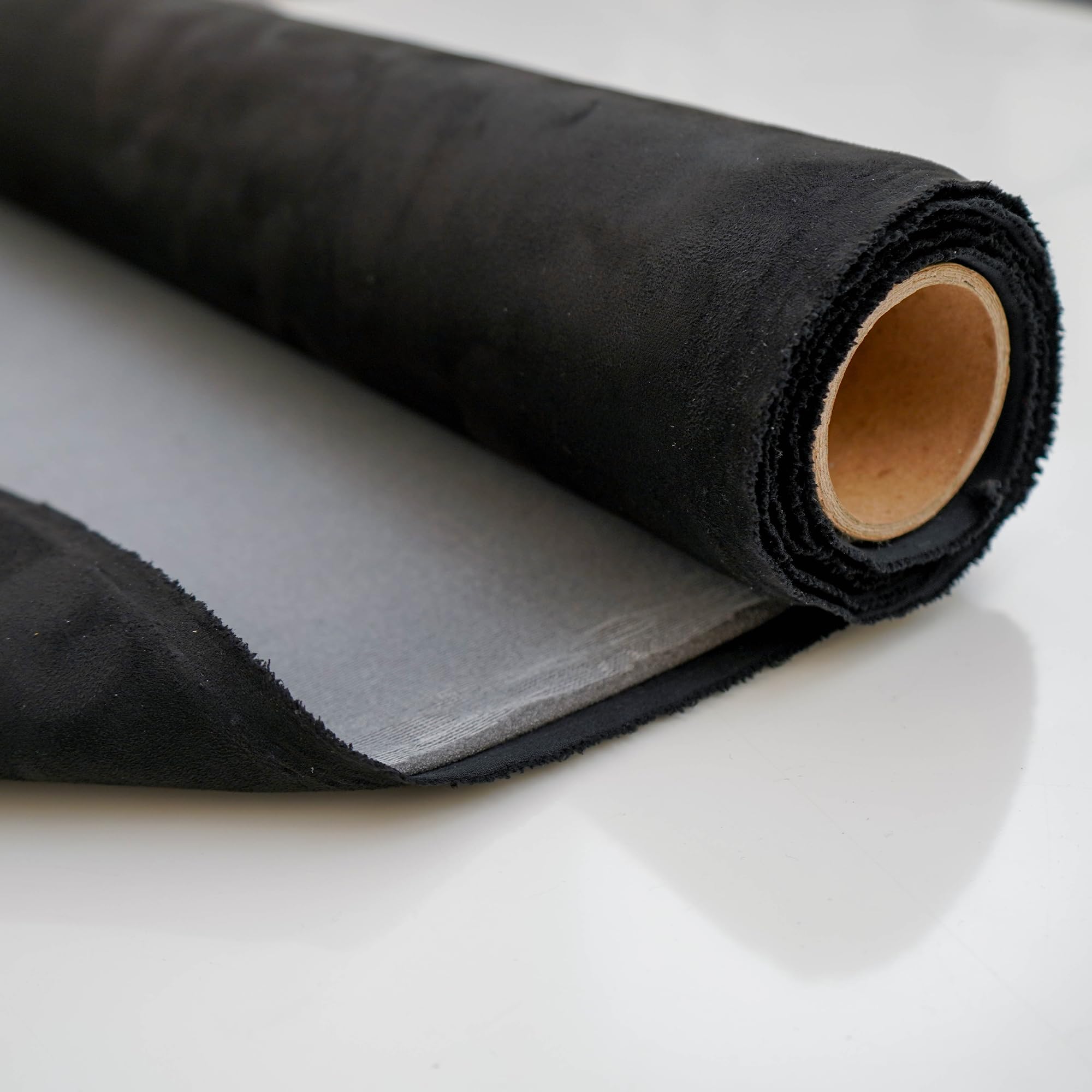 An application scenario or product detail of black alcantara suede - Image 2