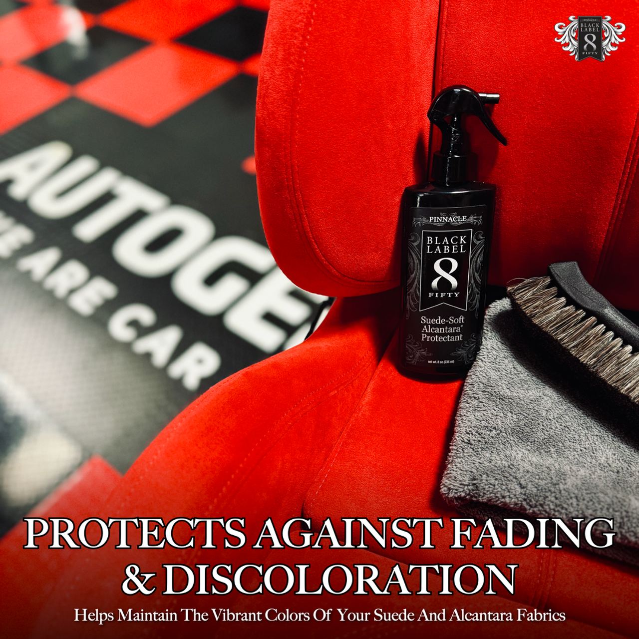 An application scenario or product detail of black alcantara suede - Image 15