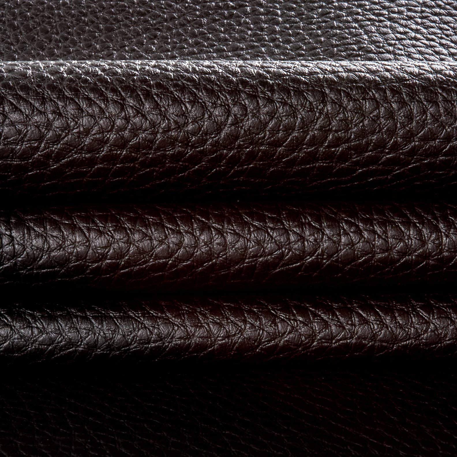 An application scenario or product detail of black faux leather fabric - Image 14