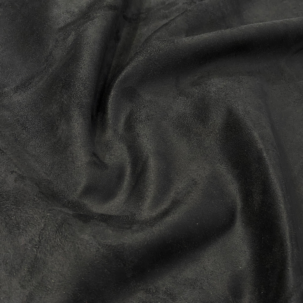 An application scenario or product detail of black faux suede fabric - Image 14
