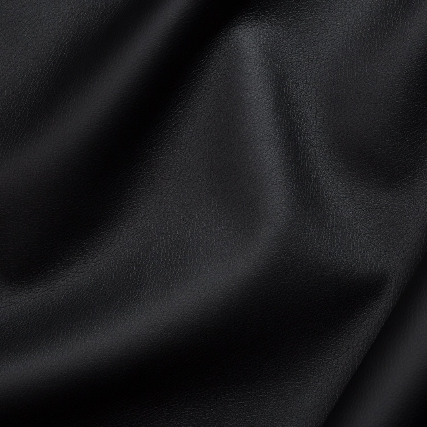An application scenario or product detail of black leather fabric - Image 2
