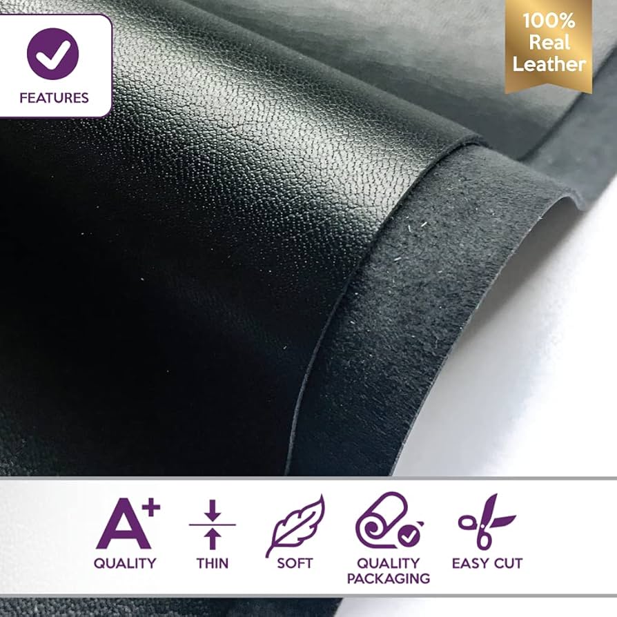 An application scenario or product detail of black leather sheet - Image 16