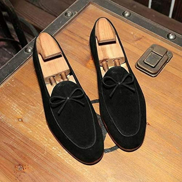 An application scenario or product detail of black suede leather fabric - Image 13