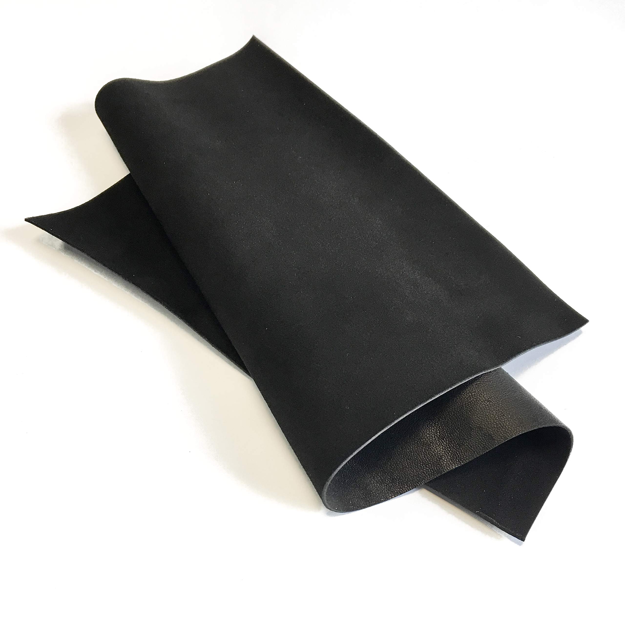 An application scenario or product detail of black suede leather fabric - Image 20