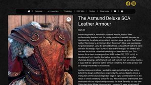 Black Raven Armoury - Asmund Deluxe SCA Leather Armour