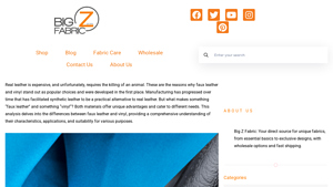 Big Z - Faux Leather & Vinyl Insights