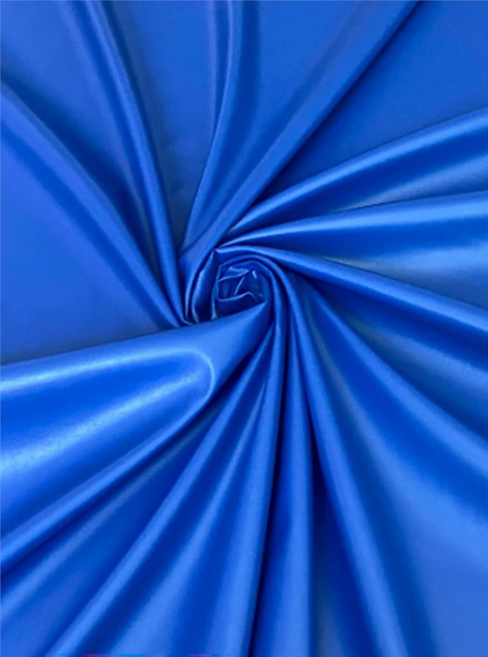 An application scenario or product detail of blue faux leather fabric - Image 10