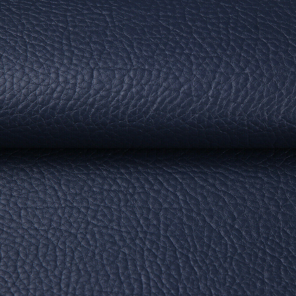 An application scenario or product detail of blue faux leather fabric - Image 14