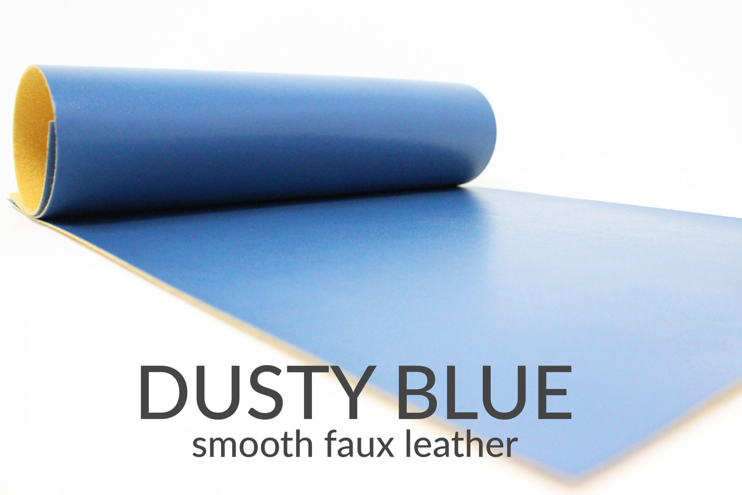 An application scenario or product detail of blue faux leather fabric - Image 17