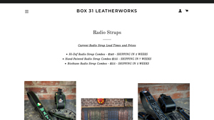 Box31 Leather - Radio Strap Combos