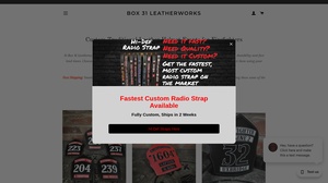 Box 31 Leatherworks - Traditional Leather Helmet Front Shields