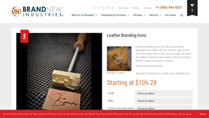 BrandNew - Custom Leather Branding Irons