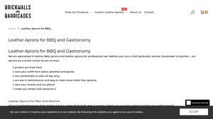 Brick Walls and Barricades - Leather BBQ & Gastronomy Aprons
