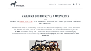 Bridgeport K9 Equipment - Assistance Dog Harnesses