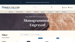 Briefcase.com - Monogrammed Leather Briefcases & Bags