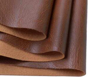 Featured image for the brown fake leather fabric guide