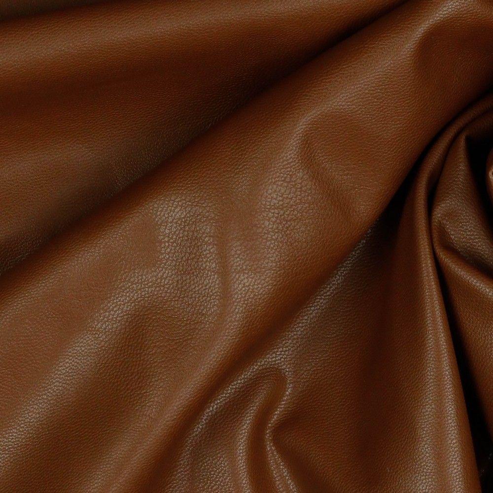 An application scenario or product detail of brown faux leather fabric - Image 17