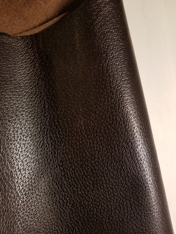 An application scenario or product detail of brown leather fabric - Image 8