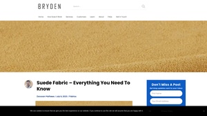 Bryden Apparel - Suede Fabrics