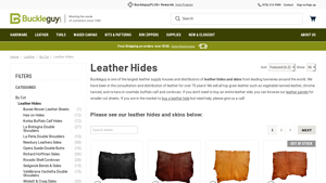 Buckleguy - Leather Hides & Skins
