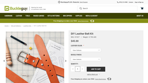 Buckleguy - DIY Leather Belt Kit