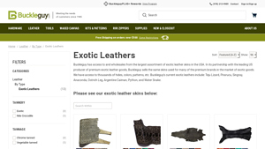 Buckleguy - Exotic Leather Skins