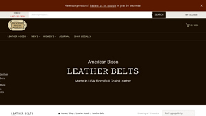 Buffalo Billfold Company - Handmade Buffalo Leather Belts