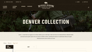 Buffalo Jackson - Denver Leather Journal Cover