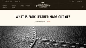 Buffalo Jackson - Faux Leather Products