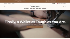 Bull Sheath Leather - Custom Handmade Wallets