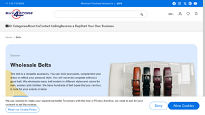 Buy4Store - Wholesale Black Buckle Belts