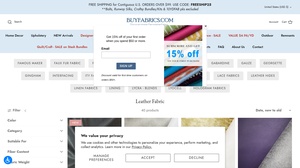 BuyFabrics - Leather Fabric Collection
