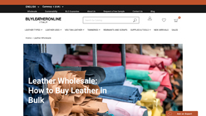 BuyLeatherOnline - Premium Italian Leather Hides