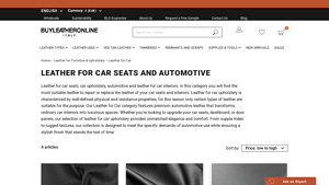 BuyLeatherOnline - Premium Perforated Leather