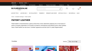 Buy Leather Online - Patent Leather