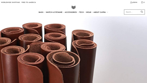 Capra Leather - Desk Pad Organizer