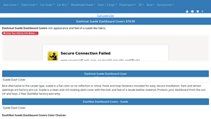 Car Cover USA - Dashmat Suede Dashboard Covers