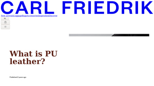 Carl Friedrik - PU Leather Essentials