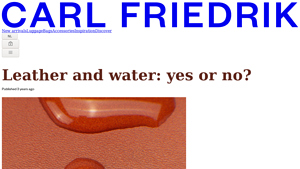 Carl Friedrik - Leather Cream