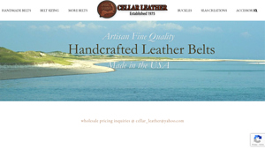 Cellar Leather - Handcrafted Leather Belts and Accessories