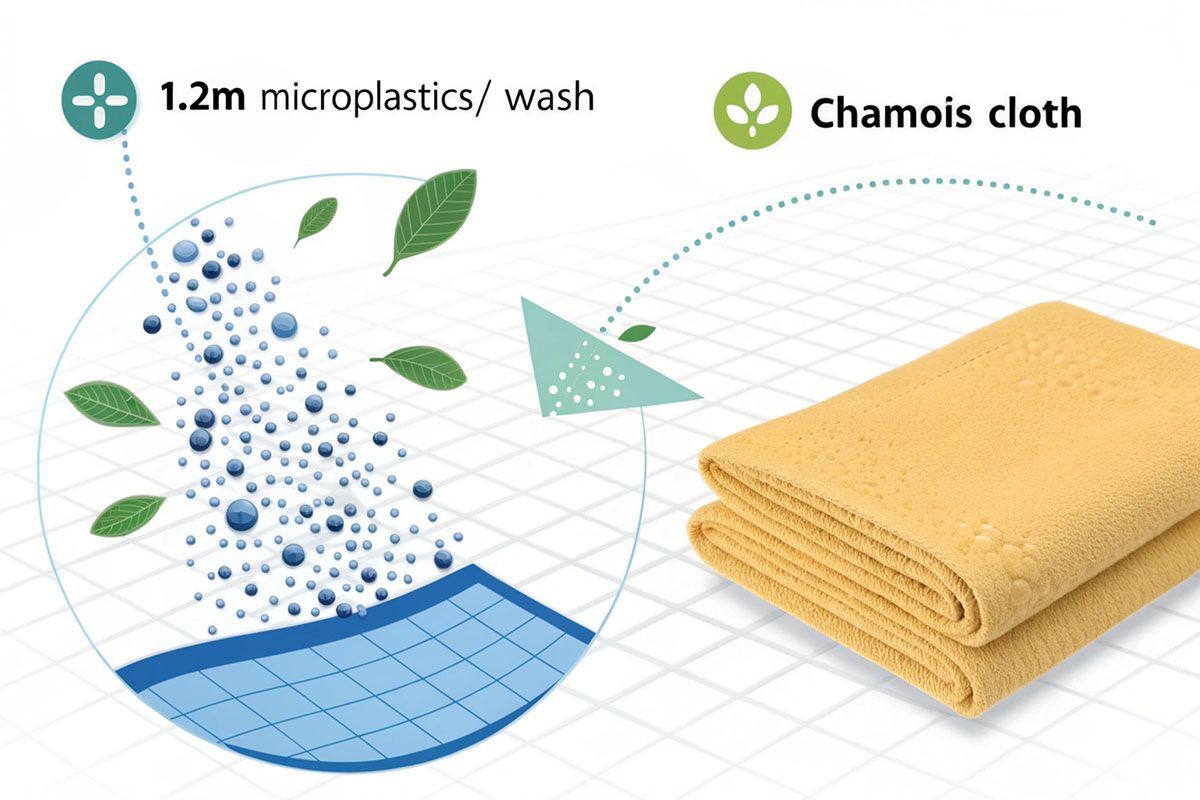 An application scenario or product detail of chamois leather vs microfiber - Image 6