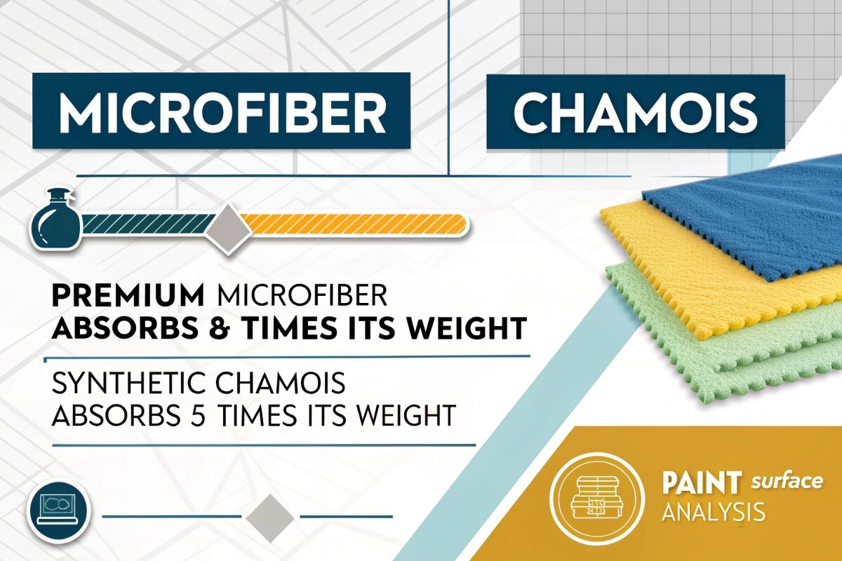 Featured image for the chamois leather vs microfiber guide