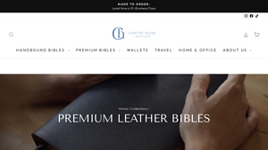 Chapter House Leather - ESV Heirloom Bible