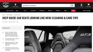 Chemical Guys - Suede Car Seat Cleaning Products